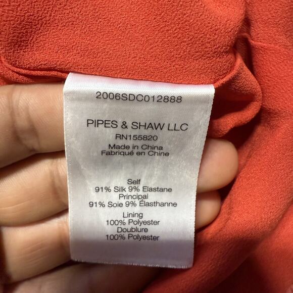 Veronica Beard Red Floral Josephine Ruched Mini Dress Womens Size 8 Silk - Picture 12 of 15